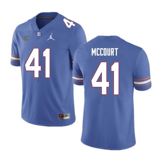 Men's Florida Gators #41 Alex McCourt NCAA Nike Royal Authentic Stitched College Football Jersey HBN6162CF